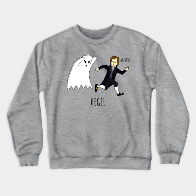 Hegel & The Geist Crewneck Sweatshirt by unexaminedlife